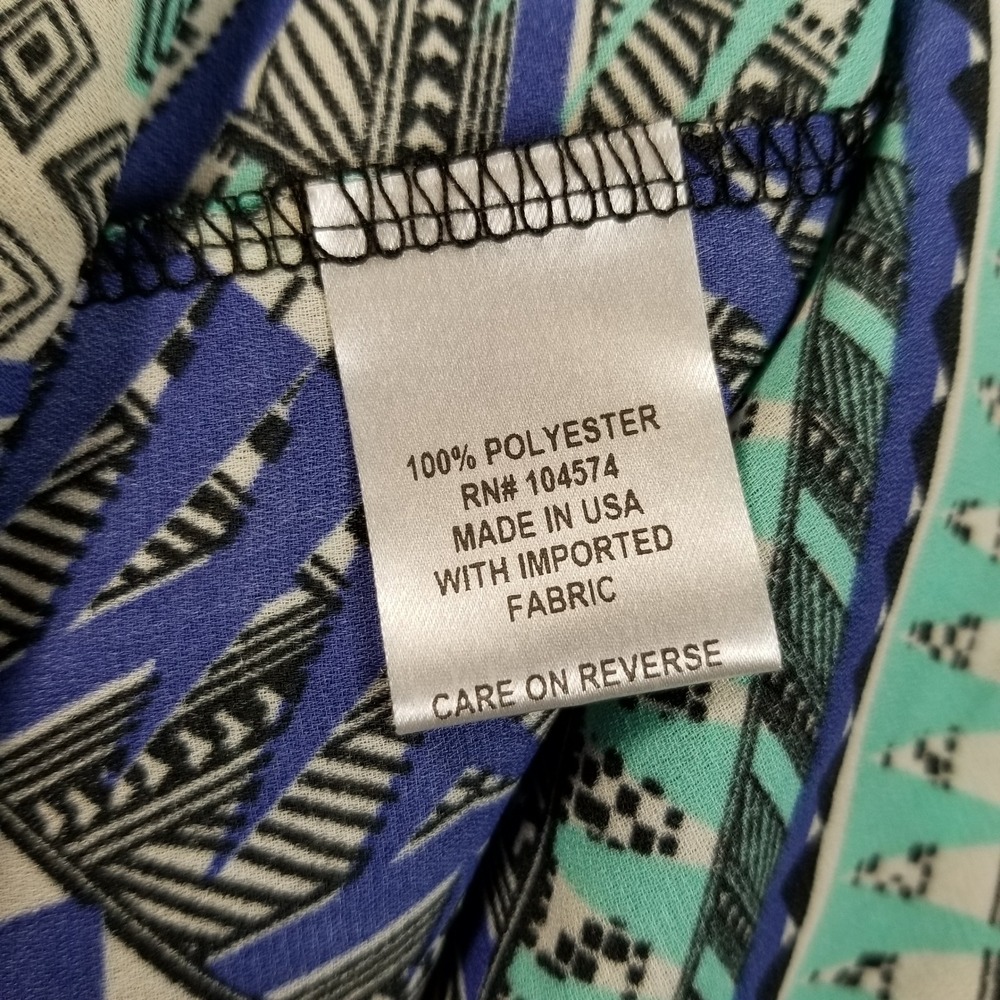 The Vanity Room Romper Womens S Small Geometric Tribal Boho Sleeveless Summer - Picture 6 of 11